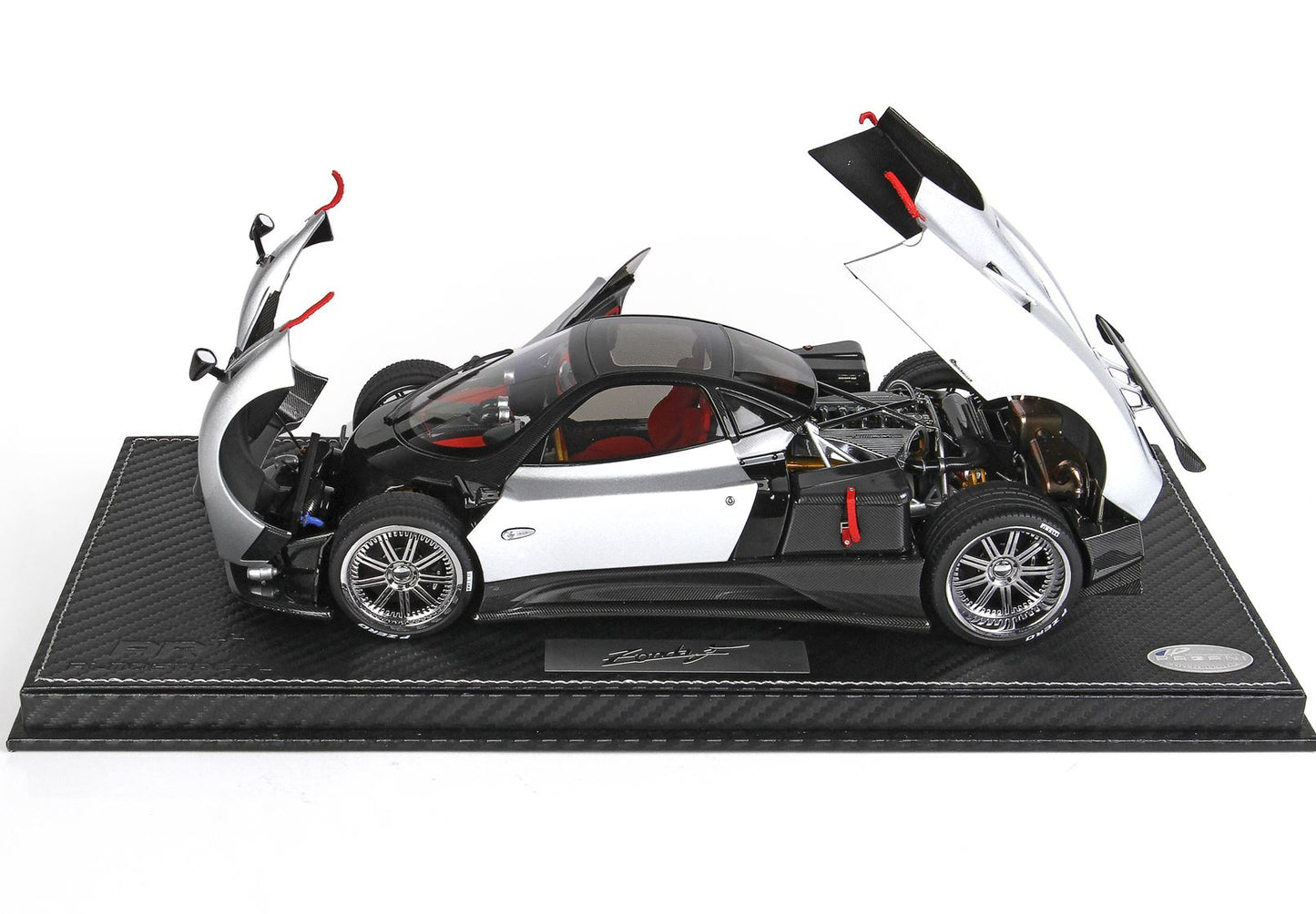 BBR 1/18 Pagani Zonda F 2005 Mercurio Grey Metallizzato Limited 100 Pieces