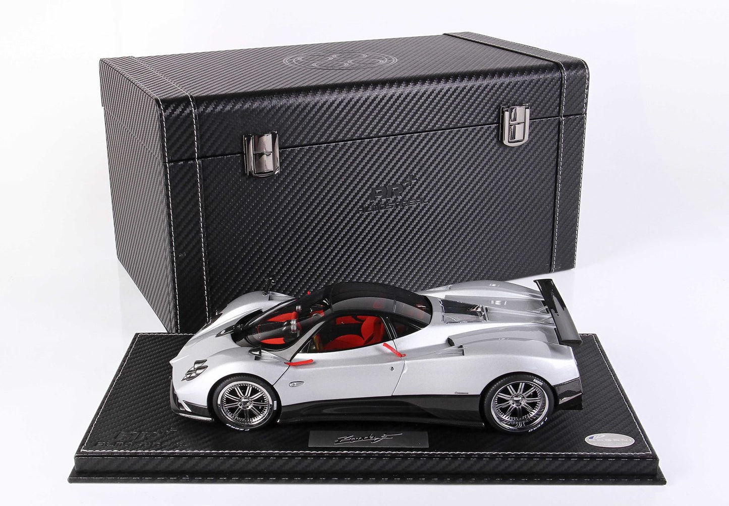 BBR 1/18 Pagani Zonda F 2005 Mercurio Grey Metallizzato Limited 100 Pieces