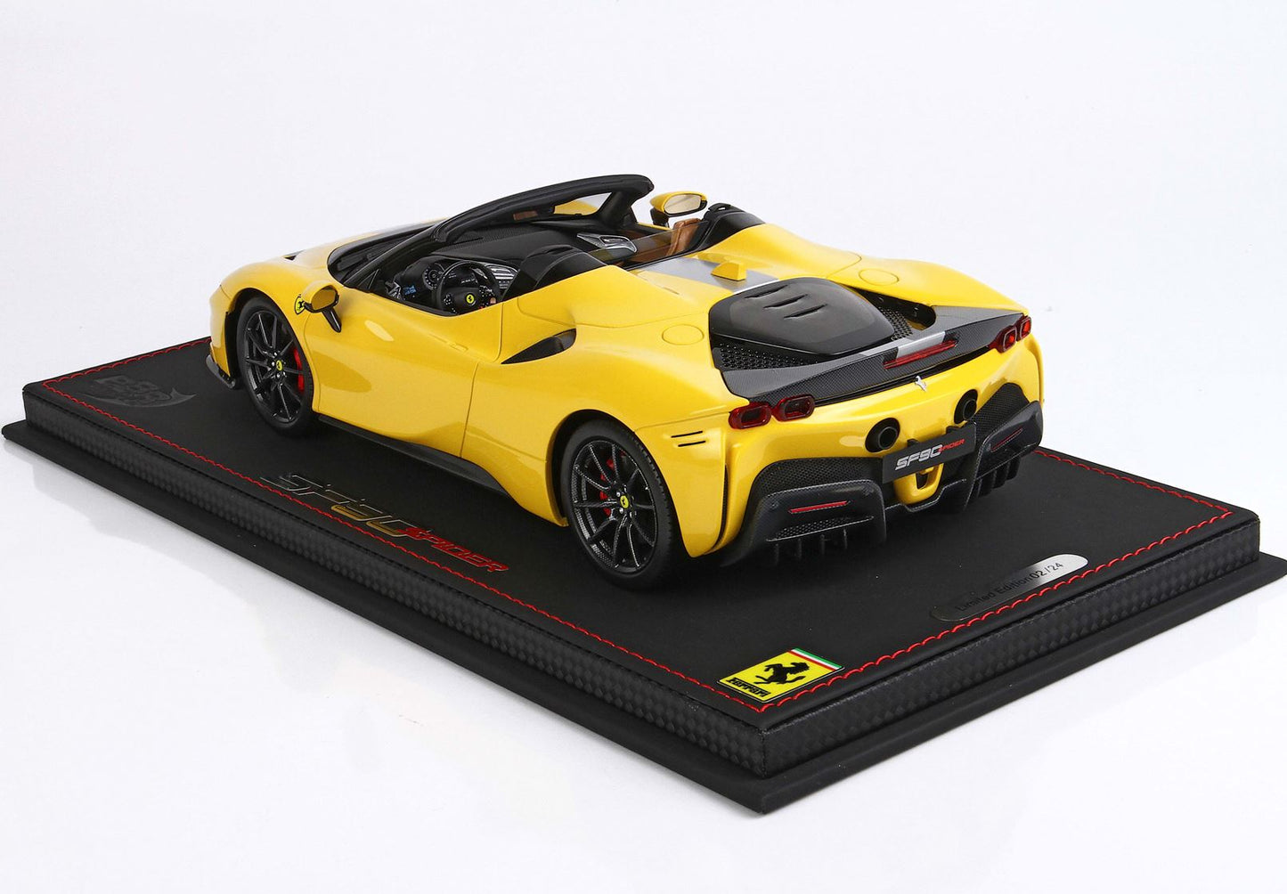 BBR 1/18 Ferrari SF90 Spider PACK FIORANO Giallo Modena with Display Case Limited 24 Pieces