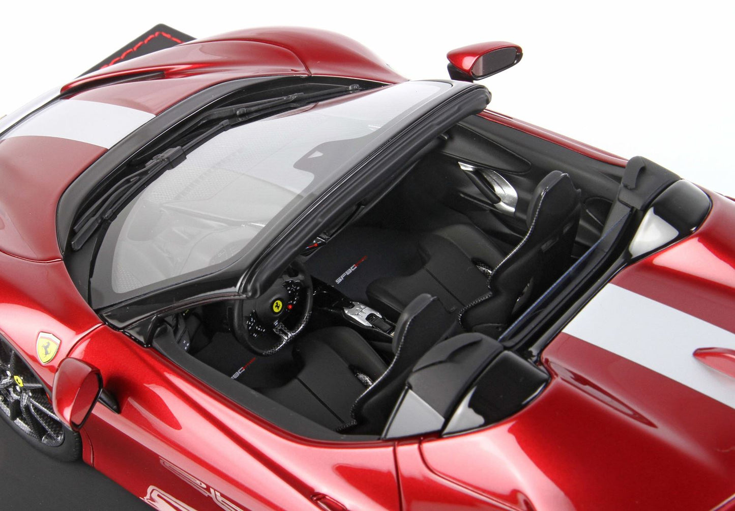 BBR 1/18 Ferrari SF90 Spider PACK FIORANO Rosso Fiorano with Display Case Limited 32 Pieces