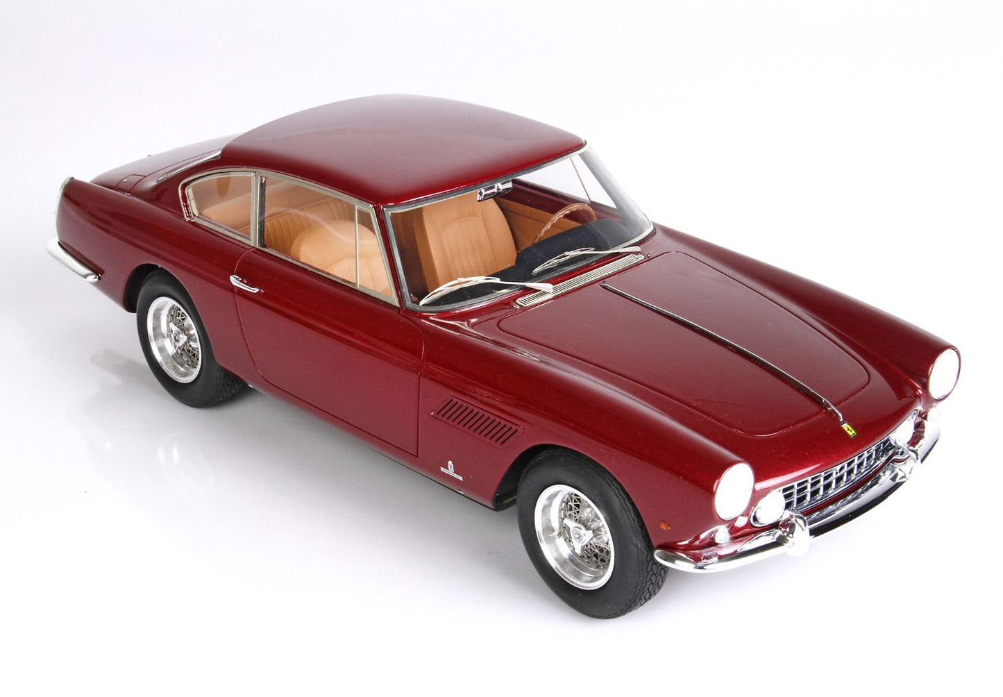 BBR 1/18 Ferrari 250 GT 2+2 I Series 1960 - Chassis S/N 2169 - Resin Model- metallic red rubin color