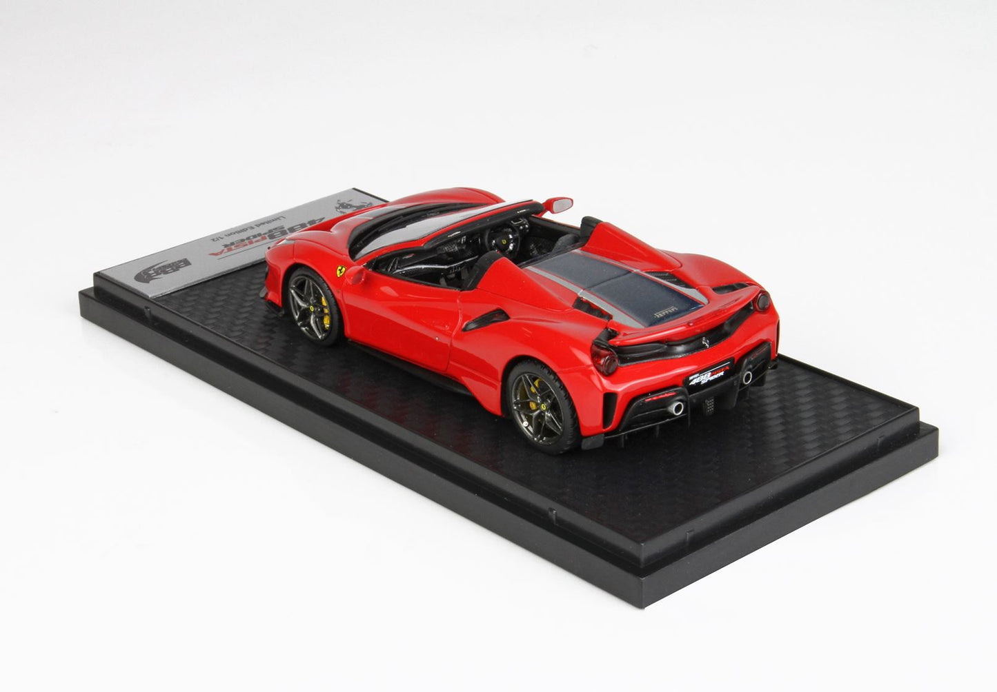 BBR 1/43 Ferrari 488 Pista Spider - Red Corsa - Padua Exhibition Exclusive -2 Pieces Produced Only