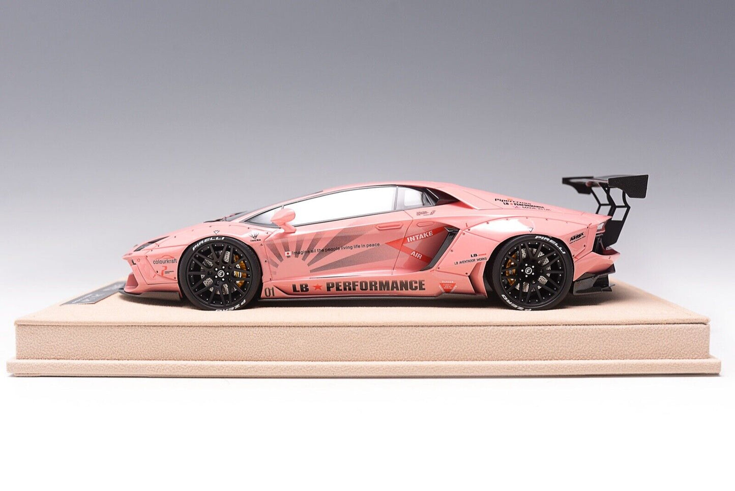 Timothy & Pierre 1/18 Lamborghini Aventador Liberty Walk LB Performance (Pink) Resin Car Model limited 50 Pieces