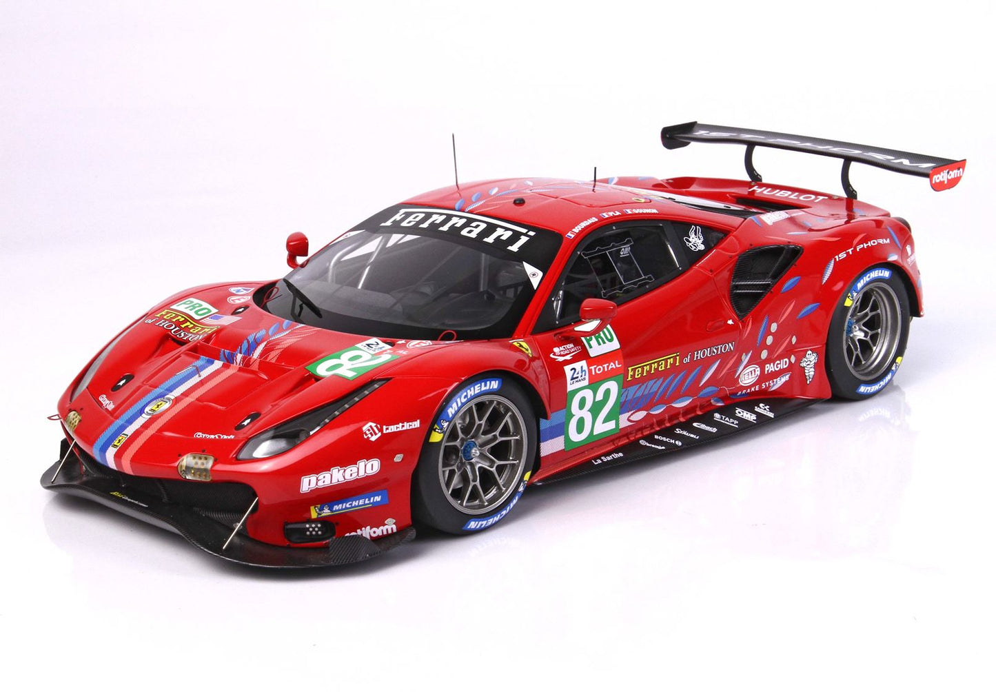 BBR 1/18 Ferrari 488 LM GTE PRO Team RISI 24H Le Mans 2020 limited 172pcs