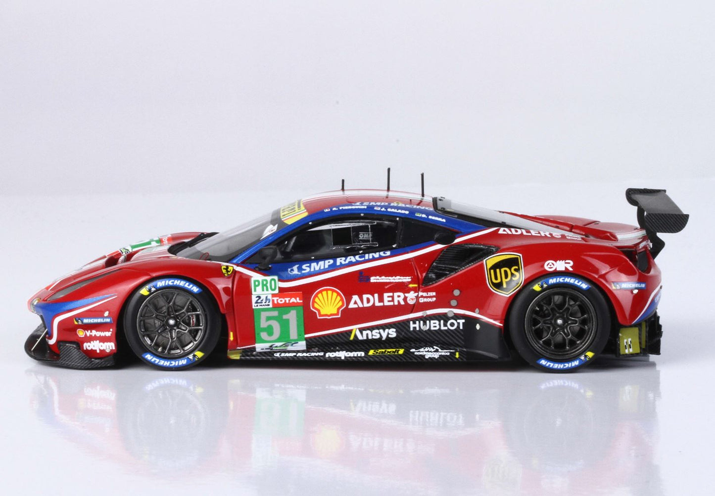 BBR 1/43 Ferrari 488LM GTE PRO Team AF Corse 24H Le Mans 2020