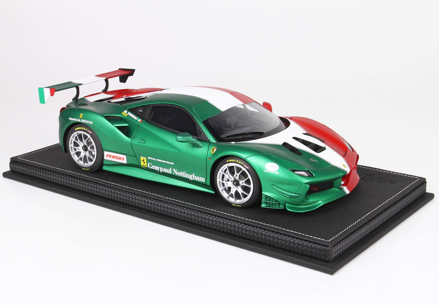 BBR 1/18 Ferrari 488 Challenge TEAM GreyPaul Nottigham - 36 Pieces limited -resin model