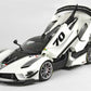 BBR 1/18 Ferrari FXXK-EVO DIE CAST - Bianco Italia Metal