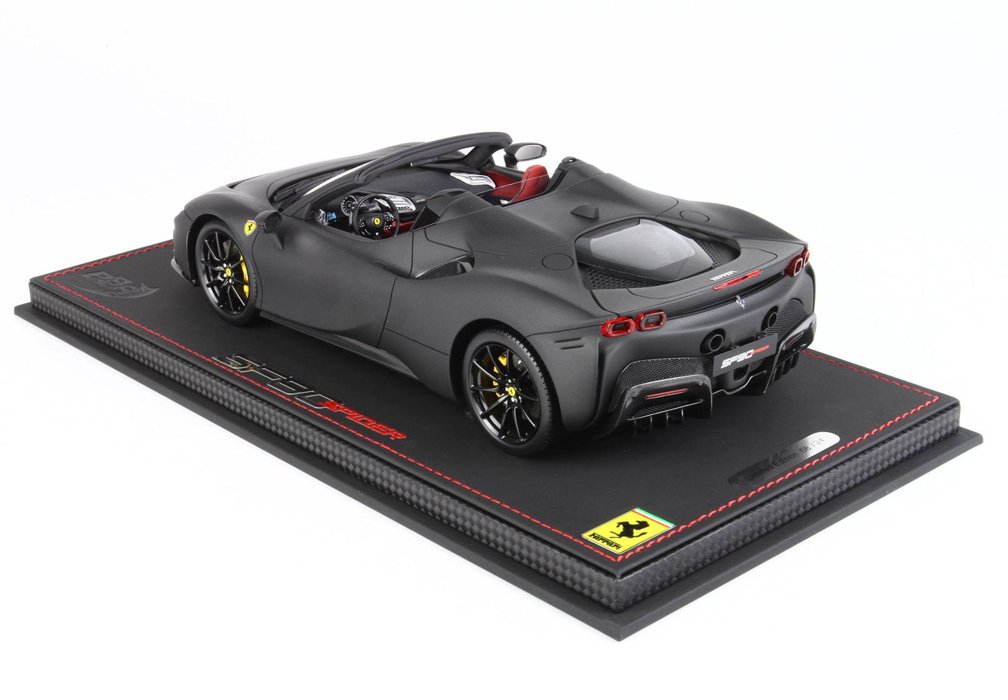 Ferrari SF90 Spider  Matt Black -- Limited Edition - 24pcs