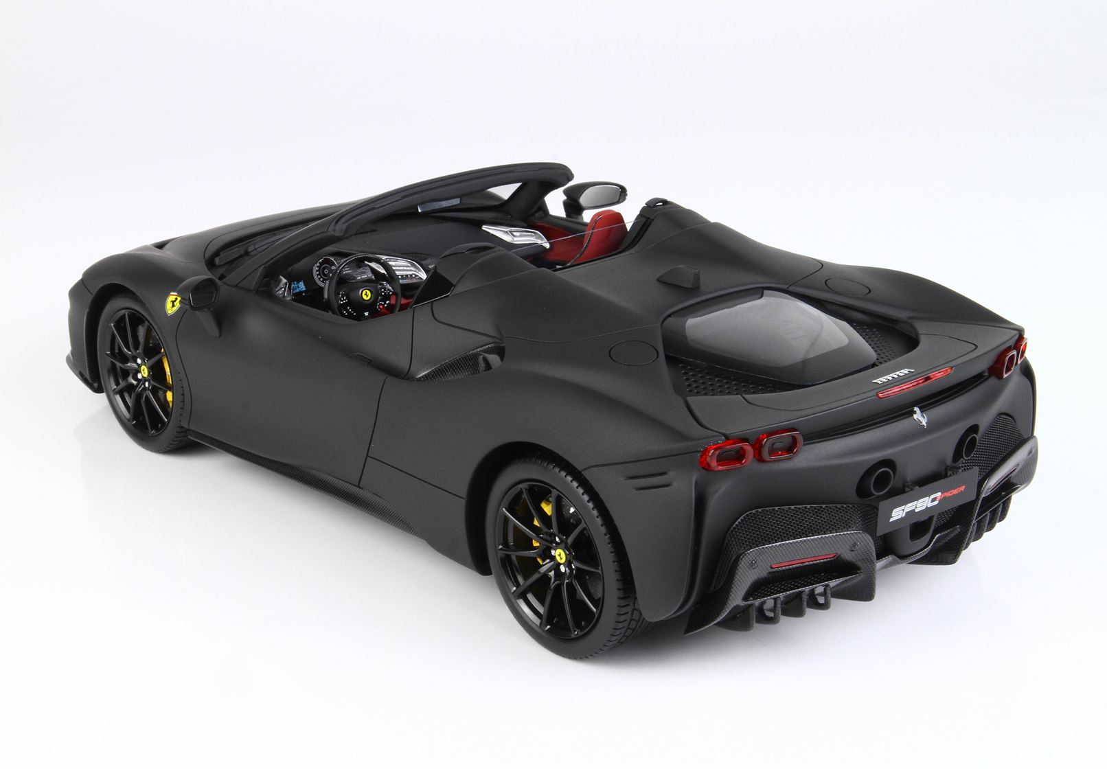 Ferrari SF90 Spider Matt Black -- Limited Edition - 24pcs