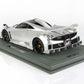 BBR 1/18 Pagani Imola 2020 Matt Silver- Resin Model- Display Case Included