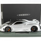 BBR 1/18 Pagani Imola 2020 Matt Silver- Resin Model- Display Case Included