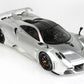 BBR 1/18 Pagani Imola 2020 Matt Silver- Resin Model- Display Case Included
