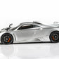 BBR 1/18 Pagani Imola 2020 Matt Silver- Resin Model- Display Case Included