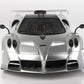 BBR 1/18 Pagani Imola 2020 Matt Silver- Resin Model- Display Case Included