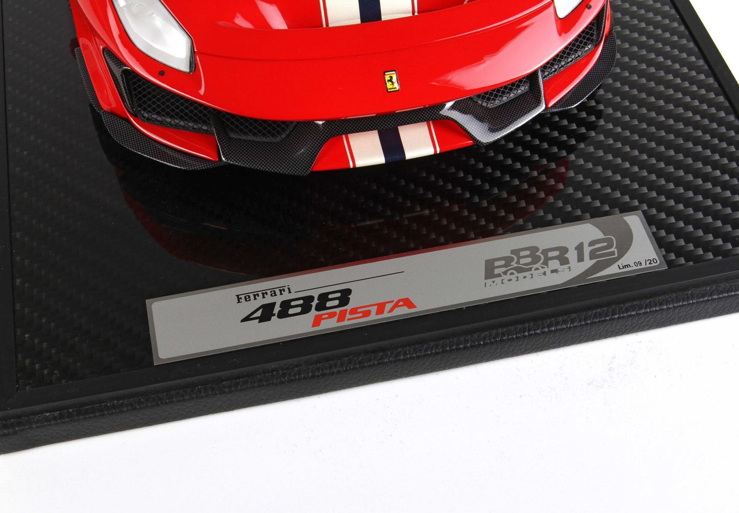 BBR 1/12 Ferrari 488 Pista Red Corsa -Limited Edition - 20pcs