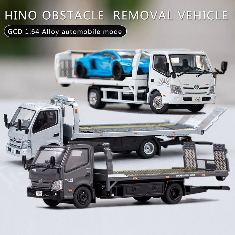 GCD 1/64 Hino Barrier Removal Vehicle Alloy Simulation Autombile Model