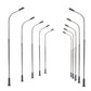 Lqs08 20pcs Model Diorama Advertisement Lamps Post Street Lights Ho Oo Scale 1:87 Led 3v Free Resistors Warm White Bright White - Model Building Kits