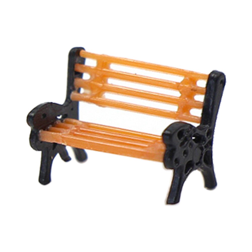 Model Train N Scale Z 1:150 Miniature Park Bench Chair Sette Model Railway Layout 10pcs/20pcs Free Shipping YZ150|Model Building Kits|