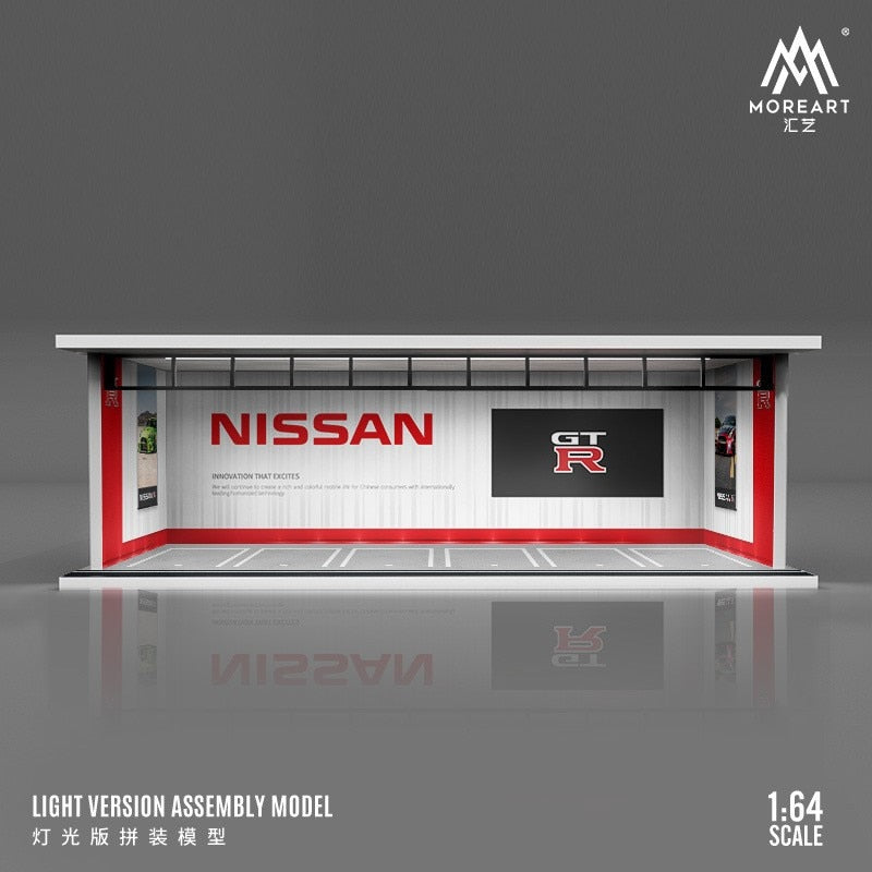 Moreart 1:64 Gulf / Hks /Michelin /advan Parking Garage