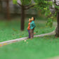 P100w 100pcs Model Trains 1:87 Painted Figures Ho Tt Scale Standing People Assorted Poses - Model Building Kits