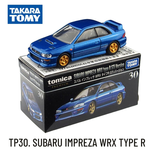 Takara Tomy Tomica Premium TP, SUBARU IMPREZA WRX TYPE R Scale Car Model Replica Collection, 1/64