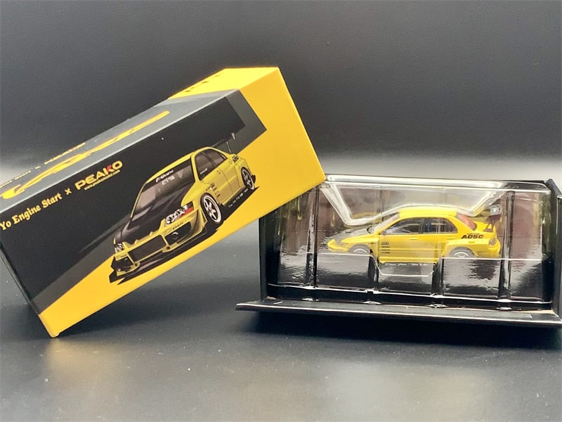 Y.E.S *Peako 1:64 Mitsubishi EVO 9 Varis Yellow Model Car