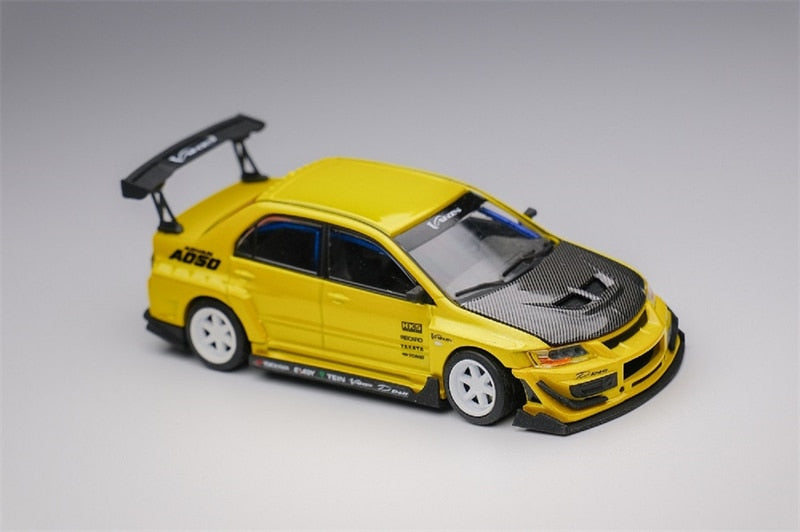 Y.E.S *Peako 1:64 Mitsubishi EVO 9 Varis Yellow Model Car