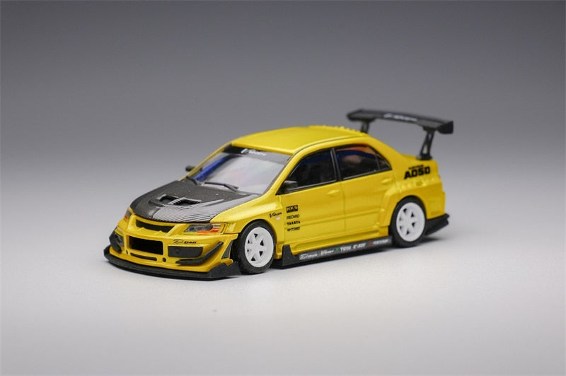 Y.E.S *Peako 1:64 Mitsubishi EVO 9 Varis Yellow Model Car