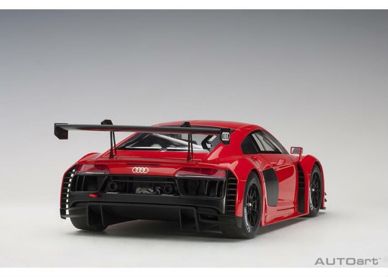 1/18 Audi R8 FIA GT GT3 Plain Color Version Red Model Car By Autoart 81601