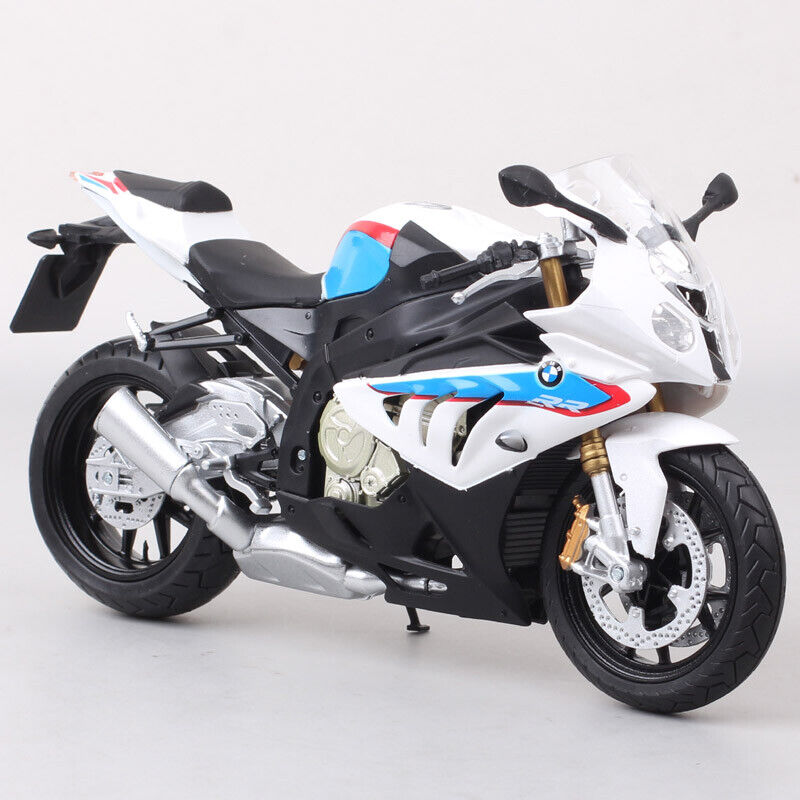 1/12 Scale BMW S1000RR 2009 Sport Diecast Motorcycle Model Bike Automaxx Joycity