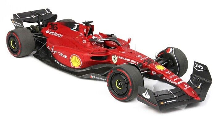 1/18 BBR 2022 Scuderia F1-75 Bahrain GP Winner #16 Charles Leclerc BBR221816