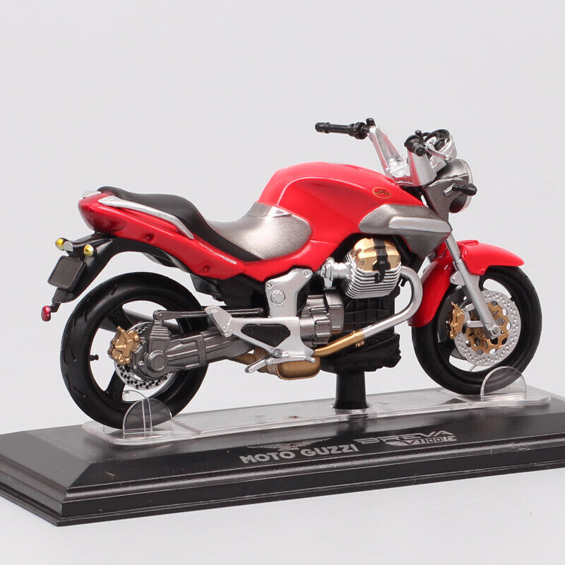 1/24 scale Moto Guzzi Breva V1100 motorcycle Diecast Toy model Bike Acrylic Box