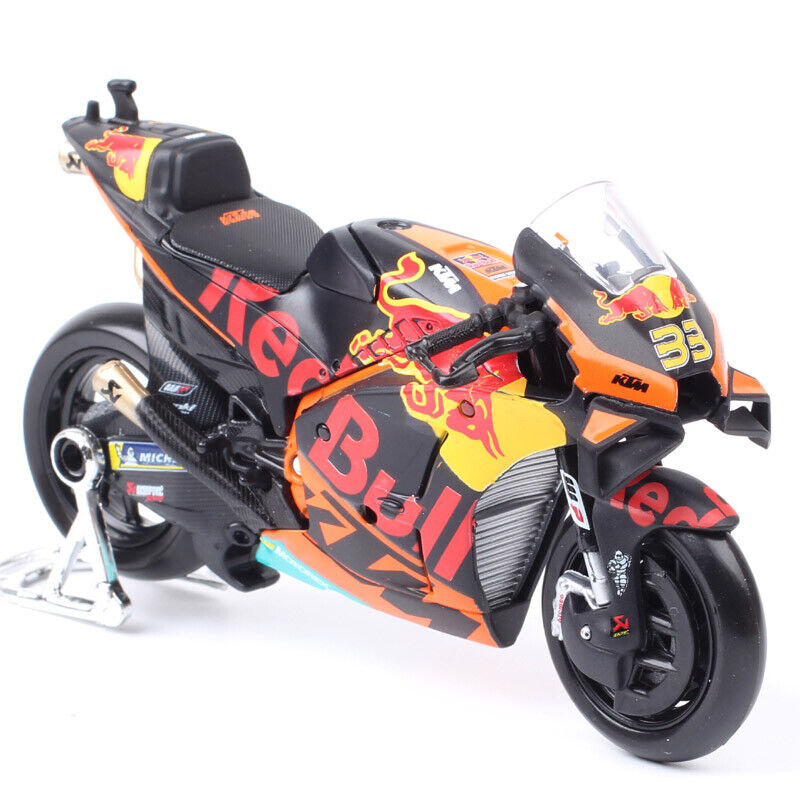 Maisto 1/18 2021 KTM RC16 Redbull Racing #33 rad Binder Motorcycle Model MotoGP