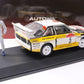 1/18 AUTOart Audi Sport Quattro S1 San Remo #5 Röhrl Special Set Figur + Display