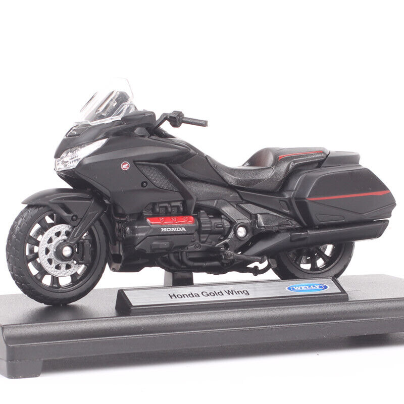 1/18 Welly 2020 Honda Gold Wing Cruiser Bike Model Motorcycle Diecast