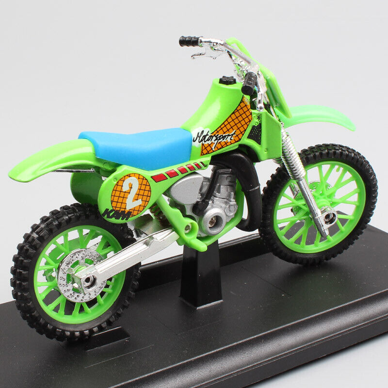 1/18 Honda CR250R #2 Race Dirt Bike Diecast Toy Motocross Model Motorcycle