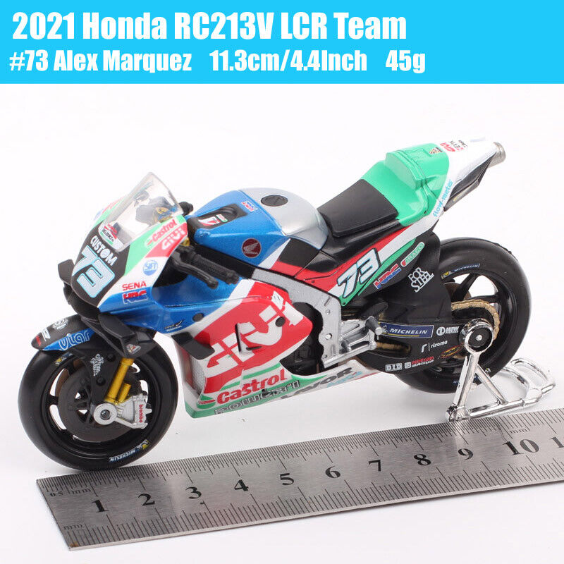 Maisto 1/18 2021 Honda RC213V LCR Team #73 Alex Marquez Motorcycle Model MotoGP