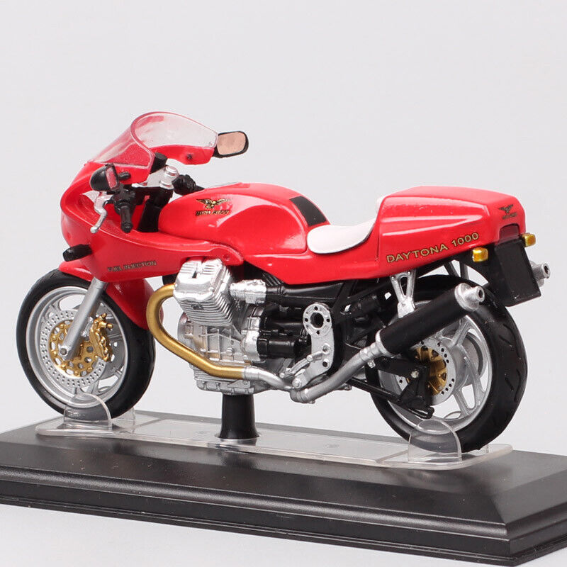 1/24 Scale Mini MG Moto Guzzi Daytona 1000 motorcycle model toy bike Acrylic Box