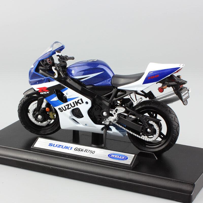 1:18 Welly SUZUKI GSX-R750 Gixxer 750 motorcycle bike model Diecast