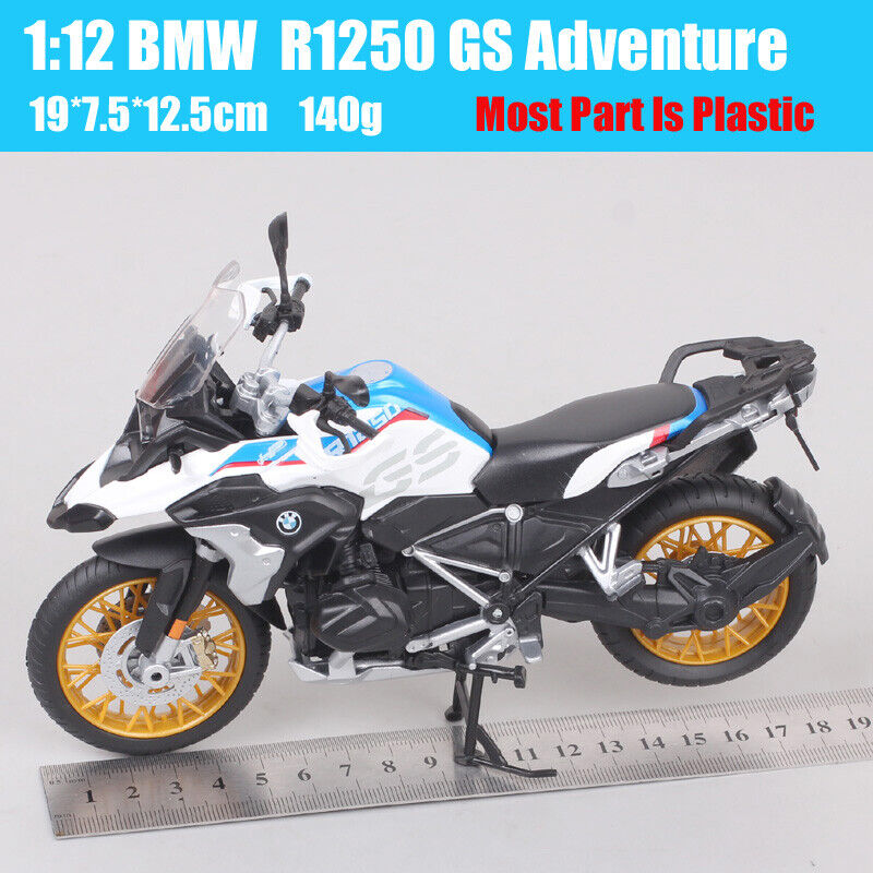 Miniature BMW R1250 Gs 1/12 with Base Maisto Moto : : Toys