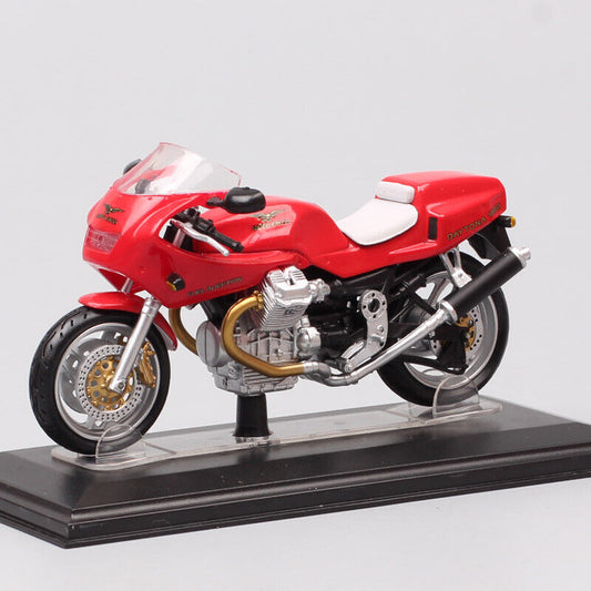 1/24 Scale Mini MG Moto Guzzi Daytona 1000 motorcycle model toy bike Acrylic Box