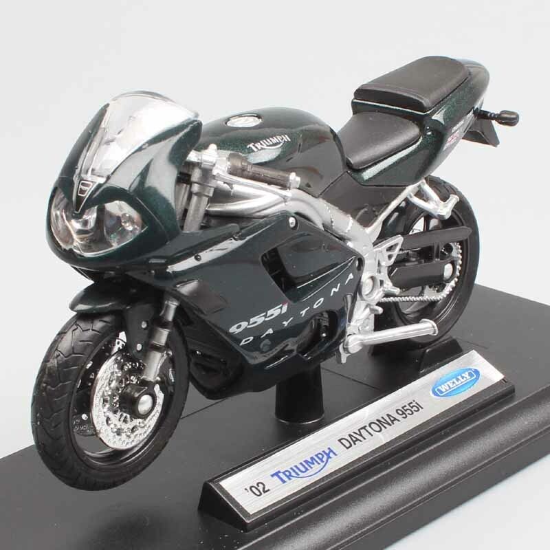 Welly 1/18 Triumph Daytona 955i Sport motorcycle Diecast model Toy Bike