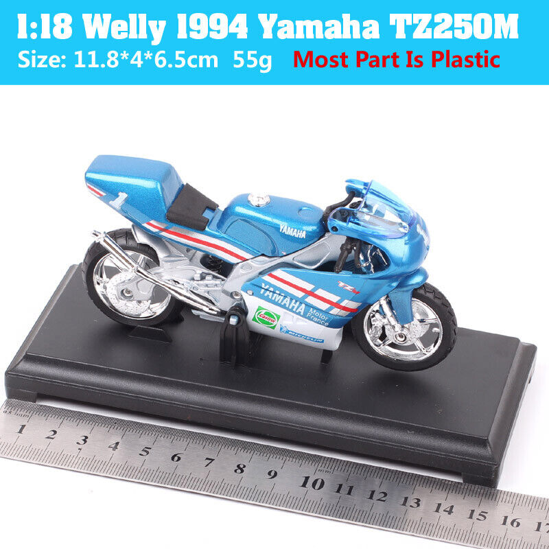 1/18 Welly 1994 Yamaha TZ250M Factory Racing Bike Motorcycle Diecast