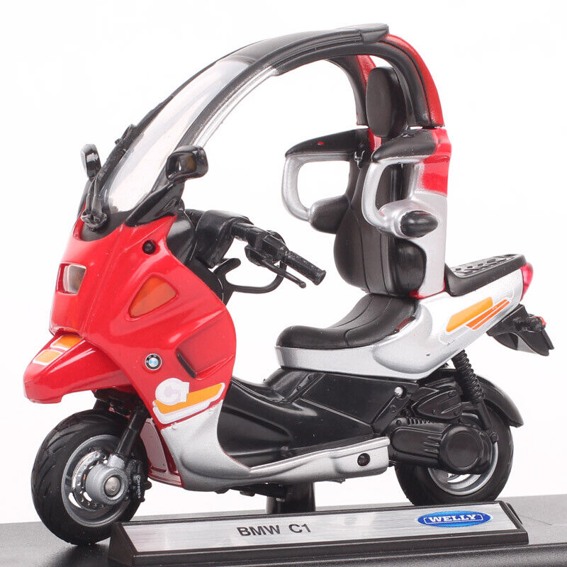 1/18 Welly BMW C1 125 Executive Scooter Bike Diecast Toy Motorcycle