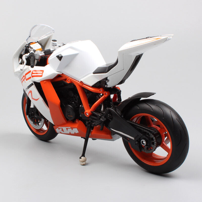 1/10 Welly KTM 1190 RC8 Sport Bike Vehicle Motorcycle Model White