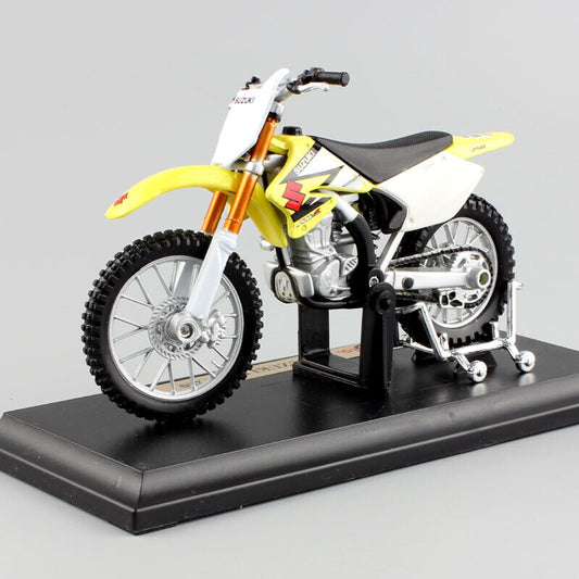 1/18 SUZUKI RM250 RMZ250 model motorcycle Motocross dirt bike toy Diecast