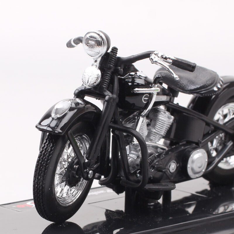 1/18 Scale Maisto Harley HD 1948 FL Panhead Bike Diecasts Toy Motorcycle Model