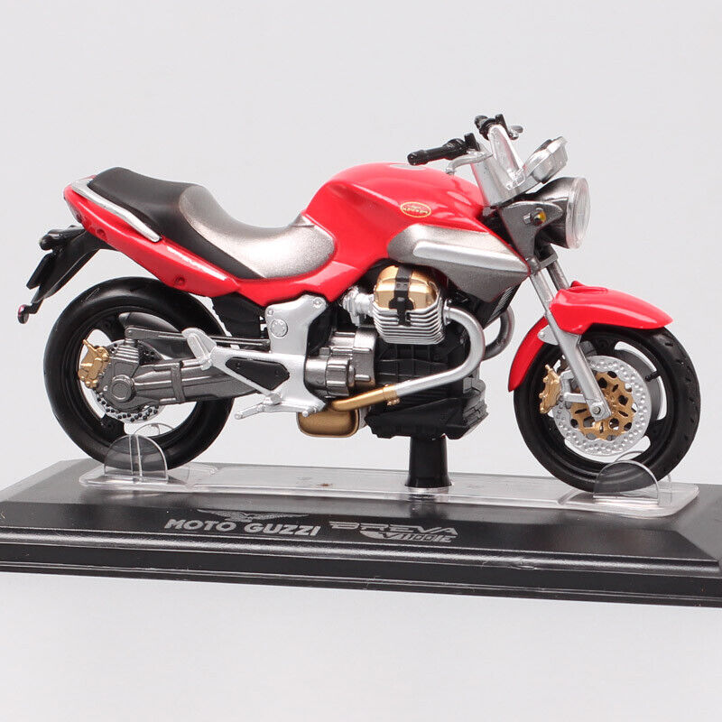 1/24 scale Moto Guzzi Breva V1100 motorcycle Diecast Toy model Bike Acrylic Box