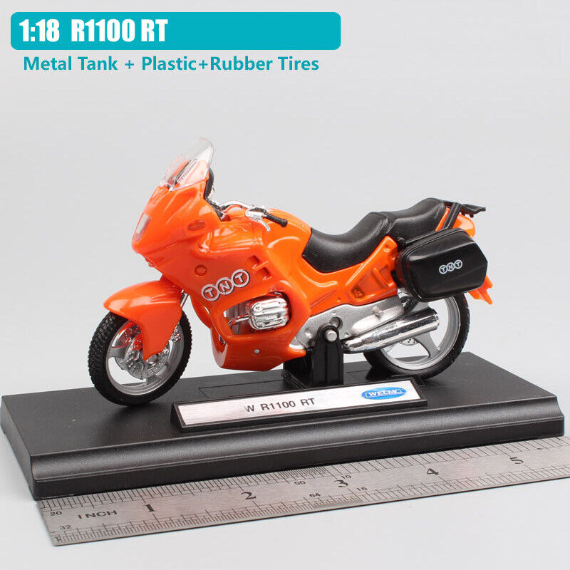 1:18 Scale Welly BMW R1100RT Motorrad Motorcycle Tour Bike Model TNT Diecast toy