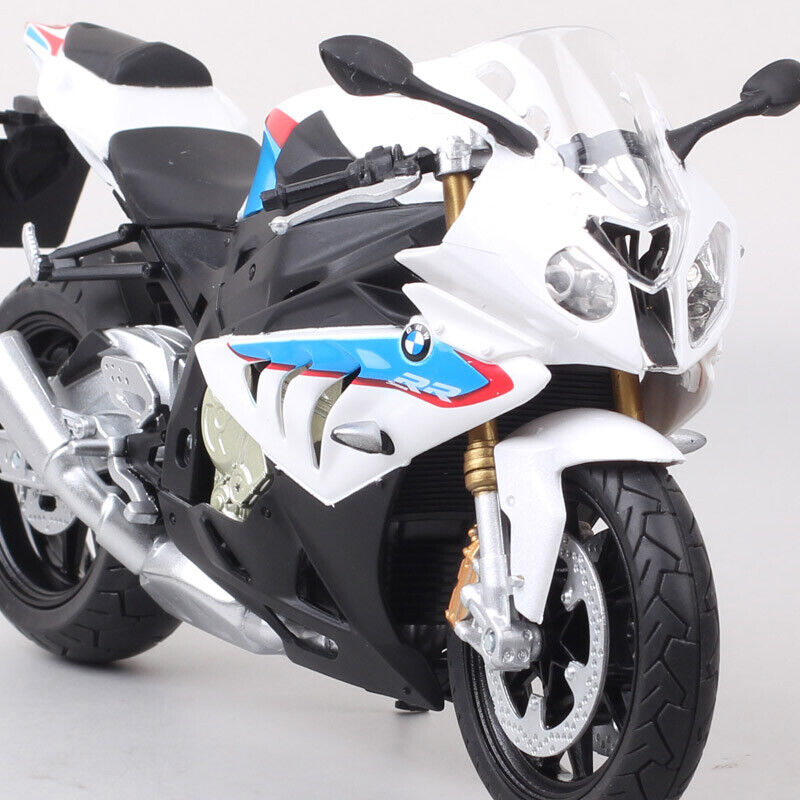 1/12 Scale BMW S1000RR 2009 Sport Diecast Motorcycle Model Bike Automaxx Joycity